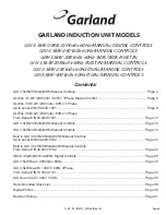 Предварительный просмотр 3 страницы Garland GIU 3.5 KW Parts List