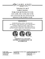 Garland GIU 5.0 DUAL BI Instructions For Use Manual preview