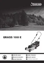 Garland GRASS 100 E Instruction Manual preview