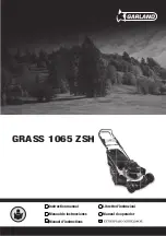 Garland GRASS 1065 ZSH Instruction Manual preview