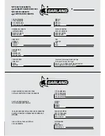 Preview for 99 page of Garland GRASS 300 LE Instruction Manual