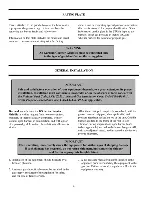 Preview for 4 page of Garland GX Series Installation And Operation Instructions Manual