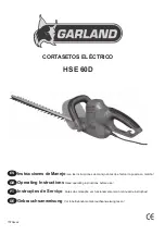 Garland HSE 60D Operating Instructions Manual preview