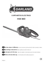 Preview for 1 page of Garland HSE 60D Operating Instructions Manual