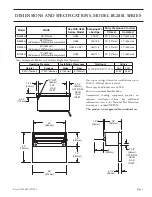 Предварительный просмотр 5 страницы Garland IR36-280L Installation & Operating Manual