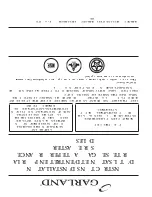 Preview for 36 page of Garland M/MST35 Installation, Operating  & Service Instructions