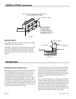 Предварительный просмотр 10 страницы Garland M/MST35 Installation, Operation And Maintenance Manual