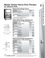 Preview for 6 page of Garland M42R Specification