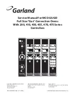 Preview for 1 page of Garland Master 200 Service Manual