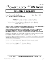 Preview for 73 page of Garland Master 200 Service Manual