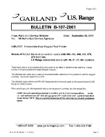 Preview for 81 page of Garland Master 200 Service Manual