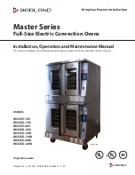 Garland Master MCO-ED-10S Installation, Operation And Maintenance Manual preview