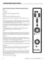 Предварительный просмотр 10 страницы Garland Master MCO-ED-10S Installation, Operation And Maintenance Manual