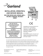 Preview for 1 page of Garland MASTER SERIES XG24CE GB/IE Installation & Operation Manual