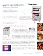 Preview for 7 page of Garland Master Series Brochure