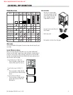 Preview for 5 page of Garland Master Series Installation, Operation And Maintenance Manual