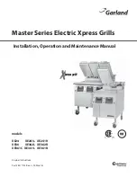 Preview for 1 page of Garland Master Xpress XE241L Installation, Operation And Maintenance Manual