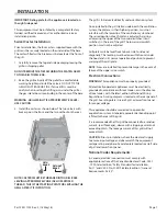 Предварительный просмотр 7 страницы Garland Master Xpress XE241L Installation, Operation And Maintenance Manual