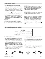 Preview for 13 page of Garland Master Xpress XE241L Installation, Operation And Maintenance Manual