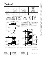 Preview for 2 page of Garland MCO-25L Specifications