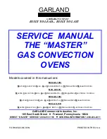 Preview for 1 page of Garland MCO-GD-10M Service Manual