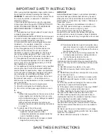 Preview for 3 page of Garland Mealstream 501 Installation And Operating Instructions Manual