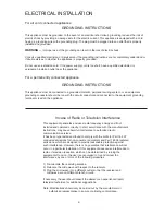 Preview for 4 page of Garland Mealstream 501 Installation And Operating Instructions Manual