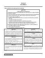 Предварительный просмотр 11 страницы Garland MO/WO 3500 Installation, Operation And Maintenance Manual