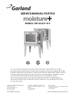 Garland moisture+ MP-ED-10-S Service Manual preview