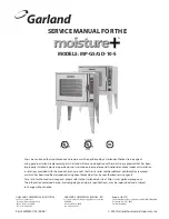 Preview for 1 page of Garland moisture+ MP-ED-10-S Service Manual