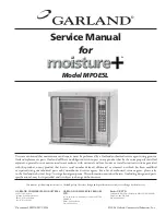 Preview for 1 page of Garland moisture+ MPOE5 Service Manual