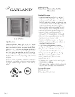 Preview for 2 page of Garland moisture+ MPOE5 Service Manual