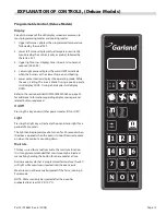Preview for 15 page of Garland moisture+ Installation And Operation Manual