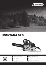 Preview for 1 page of Garland MONTANA 920 Instruction Manual