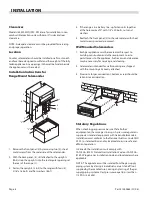 Preview for 6 page of Garland MSR16 Installation And Operation Manual