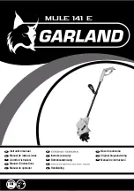 Preview for 1 page of Garland MULE 141 E Instruction Manual