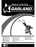 Garland MULE 541 QG Instruction Manual предпросмотр