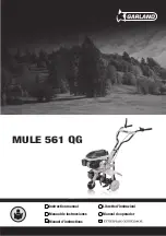 Preview for 1 page of Garland MULE 561 QG-V20 Instruction Manual