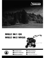 Preview for 1 page of Garland MULE 961 QG Instruction Manual