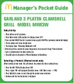 Preview for 1 page of Garland MWE3W Pocket Manual