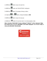 Preview for 3 page of Garland MWE3W Steps For Programming Grill Recovery Cleaning