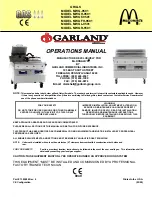 Garland MWG-9501 Operation Manual preview