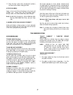 Preview for 27 page of Garland MWG-9501 Operation Manual