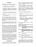 Preview for 4 page of Garland MWGH-9501 Operation Manual