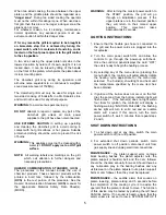 Preview for 5 page of Garland MWGH-9501 Operation Manual