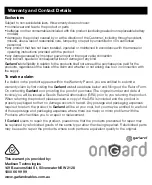Preview for 18 page of Garland Ongard OG1400 User Manual