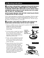 Preview for 11 page of Garland Ongard OG30 User Manual