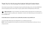 Предварительный просмотр 2 страницы Garland OnGard OG4000LDCS-WB User Manual