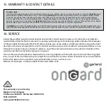 Preview for 24 page of Garland OnGard OG4000LDCS-WB User Manual
