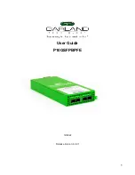 Garland P10GSFPBPFE User Manual preview